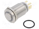 Switch: vandal resistant; Pos: 2; SPDT; 3A/220VAC; 5A/24VDC; IP65