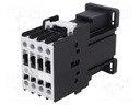 Contactor: 3-pole; NO x3; Auxiliary contacts: NO; 24VDC; 12A; CL
