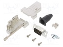 D-Sub; PIN: 9; male; shielded,with strain relief; angled 45°
