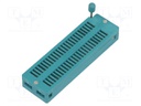 Socket: DIP; ZIF; PIN: 48; 7.62/15.24mm; demountable; -40÷105°C; THT