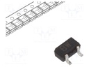 Transistor: PNP; bipolar; 12V; 0.5A; 150mW; SOT416