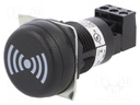 Signaller: sound; buzzer; 24VDC; 24VAC; Series: ESK; IP65