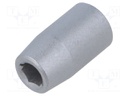 Adapter; hexagon 1/4"/ square 1/4"