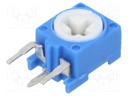 Potentiometer: mounting; single turn,vertical; 500kΩ; 100mW; THT