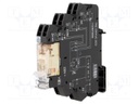 Relay: interface; DPDT; Ucoil: 230VDC; Ucoil: 230VAC; 8A