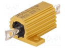 Resistor: wire-wound; with heatsink; screw; 27Ω; 10W; ±5%