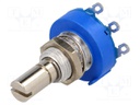 Potentiometer: shaft; single turn; 5kΩ; 2W; ±10%; 6.35mm; linear