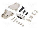 D-Sub; PIN: 15; female; shielded,with strain relief; straight