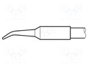 Tip; bent conical; 0.8mm; longlife; for  JBC-AP-A soldering iron