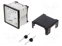Ammeter; analogue; on panel; I AC: 0÷100A; Class: 1,5; 50÷60Hz; 160g