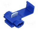 Quick splice; PT; IDC; 1.25÷2mm2; 16AWG÷14AWG; for cable; blue