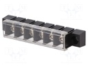 PCB terminal block; straight; 10mm; ways: 6; THT,screw terminal