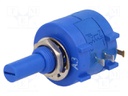 Potentiometer: shaft; multiturn; 2kΩ; 2W; ±5%; 6.35mm; linear