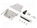 D-Sub; PIN: 37; female; shielded,with strain relief; straight