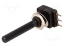 Potentiometer: shaft; single turn; 5kΩ; 100mW; THT; 6mm; plastic