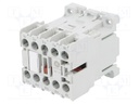 Contactor: 4-pole; NO x4; 230VAC; DIN,on panel