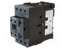 Contactor: 3-pole; NO x3; Auxiliary contacts: NO + NC; 84÷155VAC