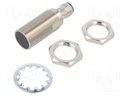 Sensor: inductive; Output conf: PNP / NO + NC; 0÷8mm; 10÷30VDC