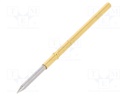 Test probe; Operational spring compression: 6.4mm; 3A; Ø: 1.3mm