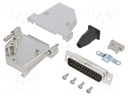 D-Sub; PIN: 25; male; shielded,with strain relief; angled 45°