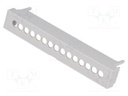 Terminals cover; 5.08mm; Holes no: 15