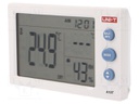 Thermo-hygrometer; LCD 4,5"; -10÷50°C; Accur: ±1,0°C; 130x22x78mm