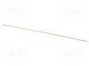 Busbar; 10mm2; Poles: 1; 63A; No.of mod: 57; 1016mm