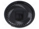 Loudspeaker; miniature,mylar,general purpose,waterproof; 1W; 8Ω