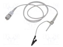 Probe: for oscilloscope; passive; 500MHz; 10MΩ; 0.7ns; 1m; C: 10pF