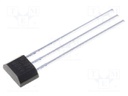 Sensor: Hall; bipolar; Case: TO92; Range: -55÷55G; Usup: 3÷24VDC