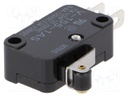 Microswitch SNAP ACTION; with lever (with roller); SPDT; Pos: 2