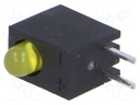 LED; in housing; yellow; 3mm; No.of diodes: 1; 20mA; 60°; 2.1÷2.5V