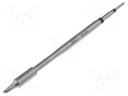 Tip; conical sloped; 2mm; longlife