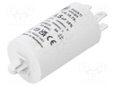 Capacitor: motors, run; 5.5uF; 400VAC; Ø32x55mm; -25÷85°C; ±5%