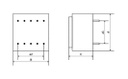 Transformer: encapsulated; 2.8VA; 400VAC; 12V; 235mA; PCB; IP00