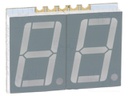 Display: LED; 7-segment; 14.22mm; 0.56"; No.char: 2; green; 10÷35mcd