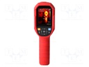 Infrared camera; LCD TFT 2,8"; 200x150; 9Hz; -10÷400°C; 35°x26°