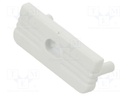 Cap for LED profiles; grey; 20pcs; ABS; GEN2,with hole; SURFACE10