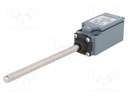 Limit switch; rubber seal,spring length 103mm; NO + NC; 10A