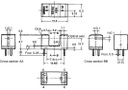 Sensor: photoelectric; through-beam (with slot); PCB; -25÷85°C