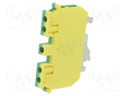 Rail mounted connector PCDK4-PE-01P-1Y