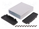Enclosure: with panel; with fixing lugs; 1457; X: 104mm; Y: 120mm