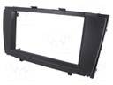 Radio mounting frame; Toyota; 2 DIN; black