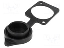 Socket cover; Application: for USB sockets; 19x24mm