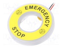 LED luminous ring; 22mm; Harmony XB4,Harmony XB5; Ø22mm