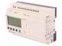 Programmable relay; IN: 12; Anal.in: 6; OUT: 8; OUT 1: relay; 24VDC