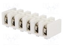 Terminal block; screw terminal; ways: 6; 16mm2; terminals: 12; 500V