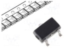 Sensor: Hall; unipolar; Case: SOT23; Range: 35÷135Gs; Usup: 3÷24VDC