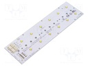 LED strip; W: 49.5mm; L: 172.2mm; No.of diodes: 12; CRImin: 70; 4000K