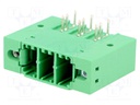 Pluggable terminal block; 7.62mm; ways: 3; angled 90°; socket